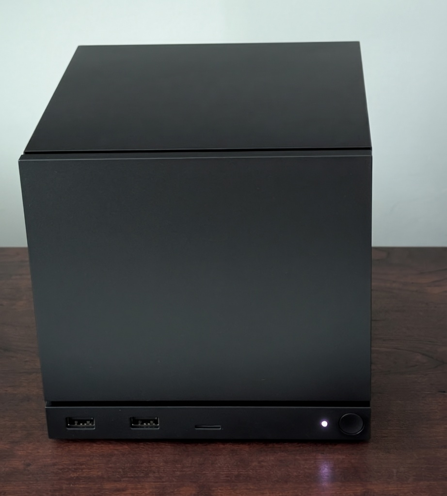 My Steam Machine on my living room entertainment stand